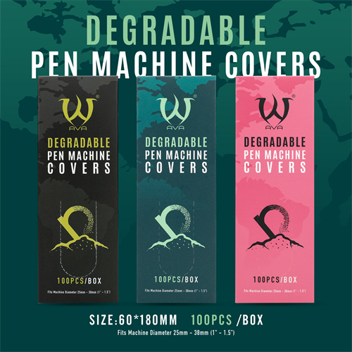 AVA New Degradable Tattoo Pen Machine Cover BLACK PINK GREEN